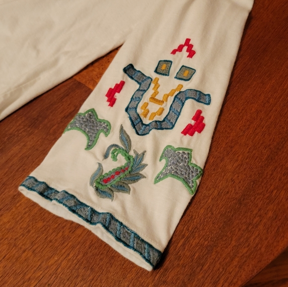 Caite Felicia Embroidered BoHo Top - Picture 4 of 7